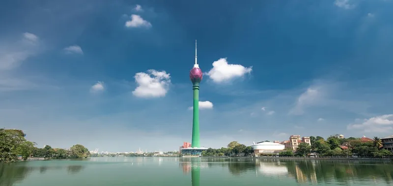 Một góc trung tâm kinh tế Colombo của Sri Lanka.