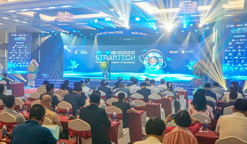 Quang cảnh Ngày hội Môi giới BĐS Việt Nam 2026 diễn ra tại TP Cần Thơ.