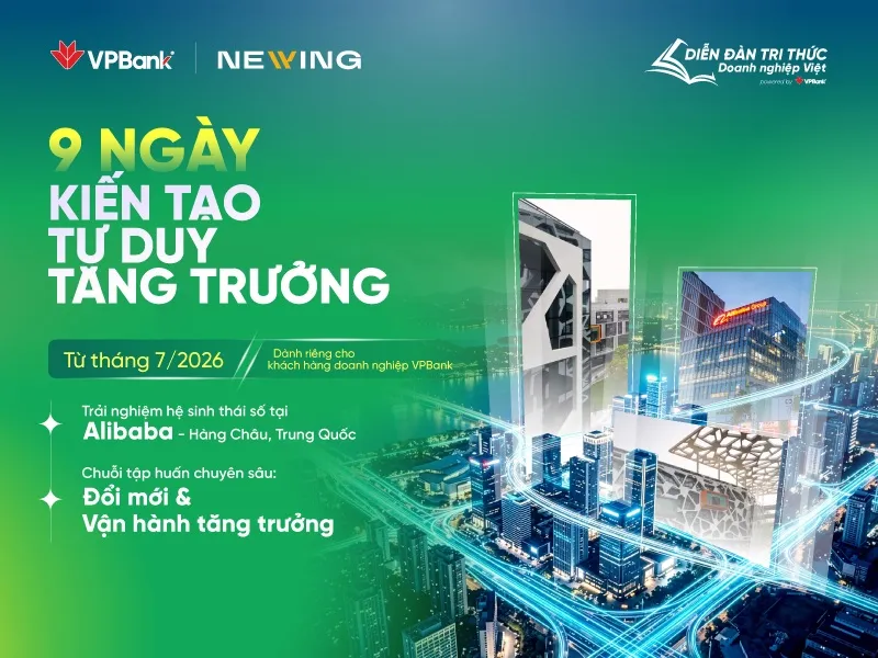 VPBank đồng hành đưa 28 CEO doanh nghiệp SME tới Alibaba