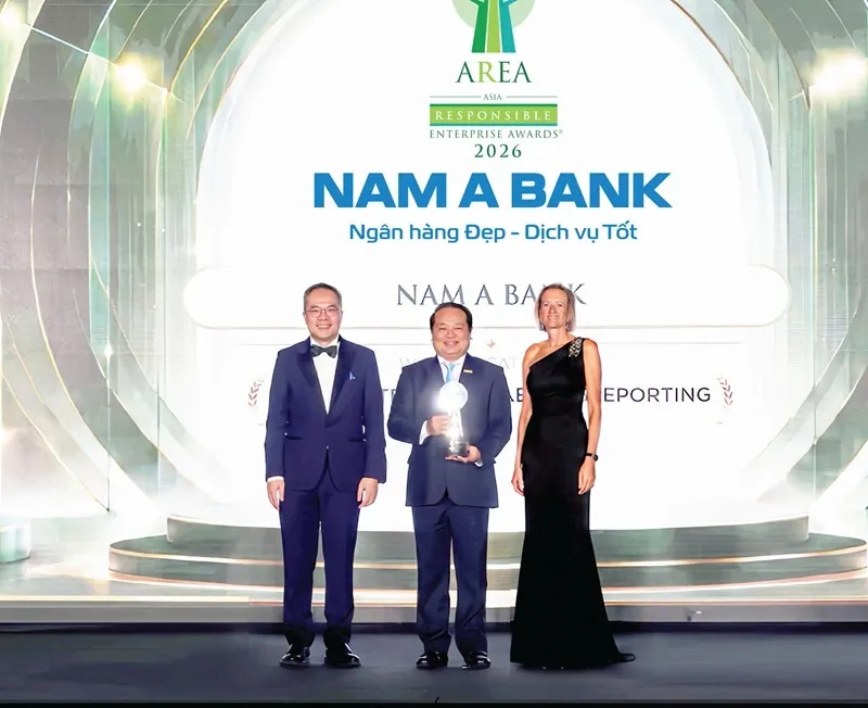 Nam A Bank được vinh danh ở hạng mục Báo cáo Phát triển bền vững.
