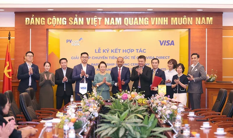 PVcomBank và Visa ký kết hợp tác triển khai giải pháp chuyển tiền quốc tế qua Visa Direct