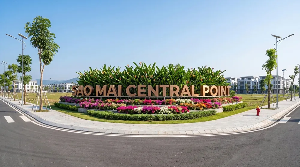 Biểu tượng trung tâm Sao Mai Central Point