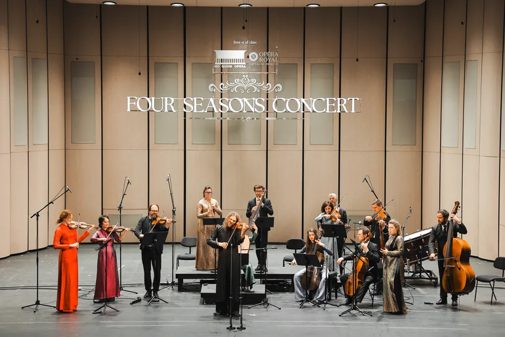 Chương trình hòa nhạc “Four Seasons Concert 2024” được tổ chức tại Nhà hát Hồ Gươm. Ảnh HGO.