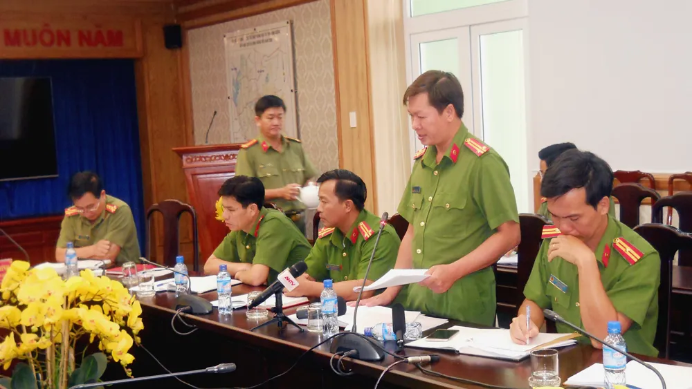 Họp báo thông tin chính thức vụ án phát hiện đầu người trong thùng rác  ảnh 2