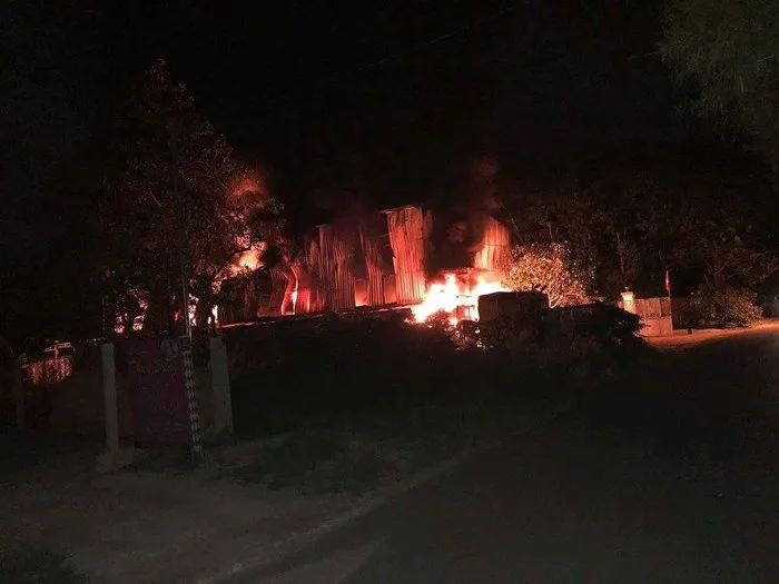 Hiện trường vụ cháy