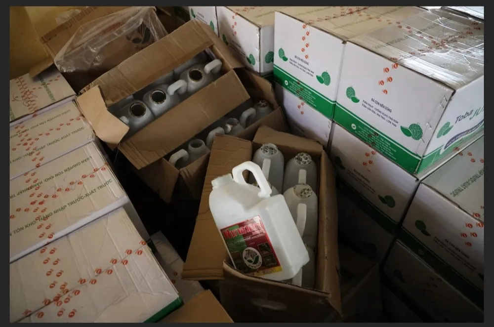 Tang vật bị lực lượng chức năng thu giữ