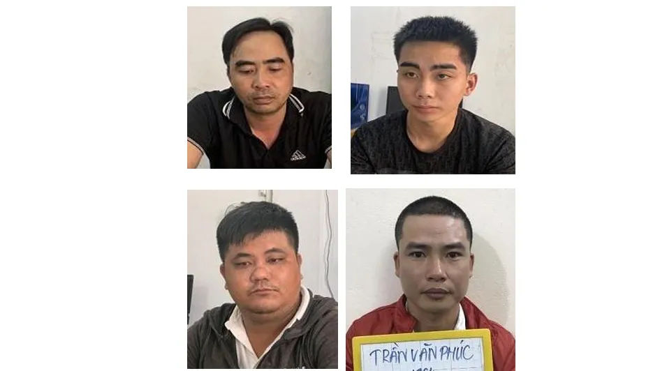 Các đối tượng tại cơ quan công an