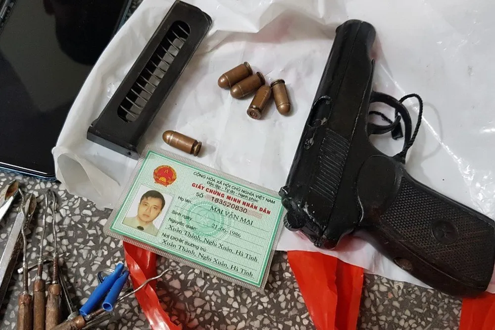 Bắt băng trộm sử dụng vũ khí “nóng” ảnh 1