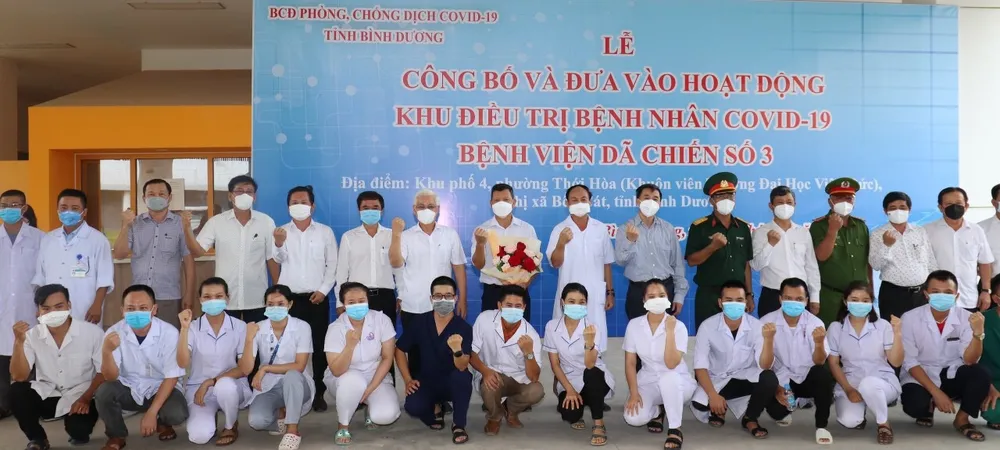 Bình Dương đưa vào sử dụng 2 bệnh viện dã chiến 8.300 giường ảnh 1