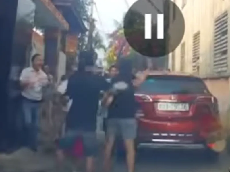 Bình Dương: Xác minh video được cho là cán bộ công an xô xát với người dân ở TP Thuận An ảnh 1