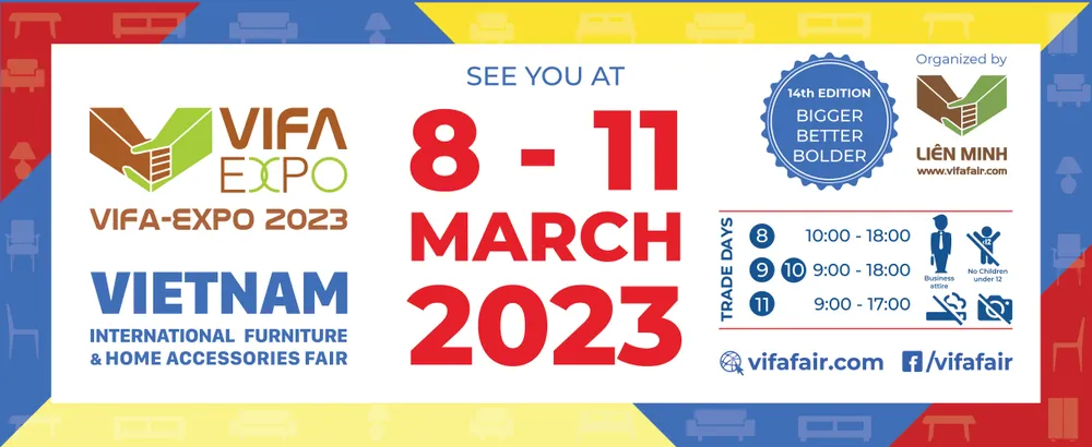 VIFA EXPO diễn ra từ ngày 8-3 đến 11-3-2023