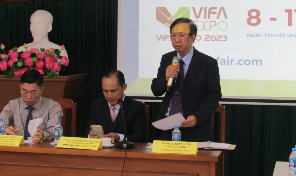 Ông Đặng Quốc Hùng, Tổng Giám đốc Công ty Gỗ Liên Minh, chia sẻ về VIFA EXPO 2023