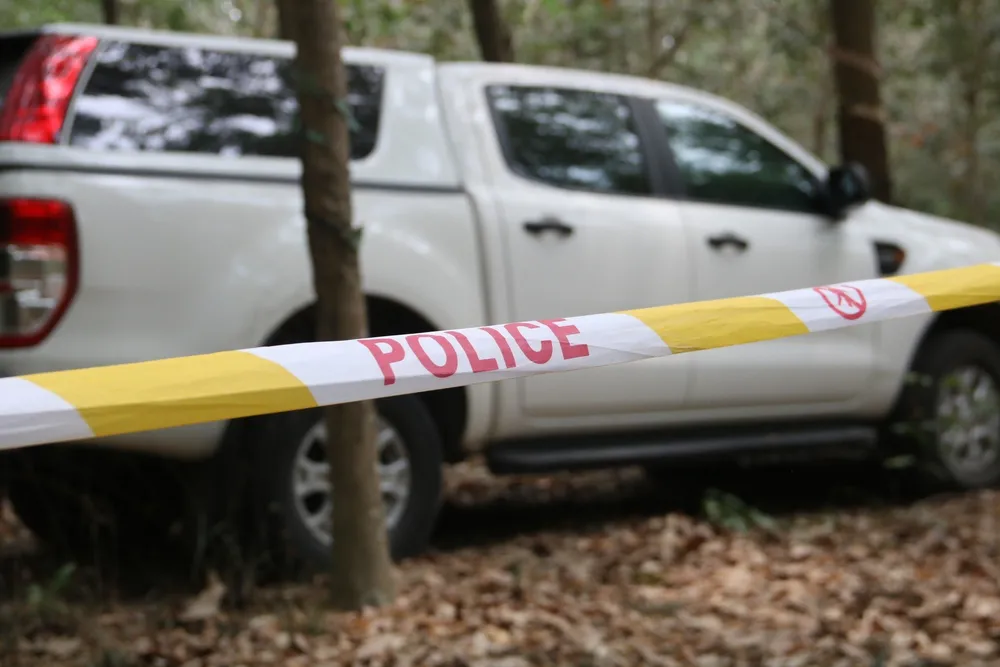 Trong quá trình trốn chạy, đối tượng bỏ xe lại trong vườn cao su, cách hiện trường vụ án mạng 10km