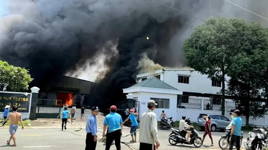 Hiện trường vụ hỏa hoạn