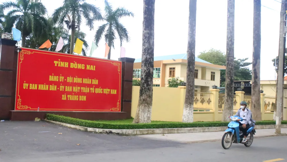 Trụ sở Đảng uỷ, HĐND, UBND và UBMTTQ xã Trảng Bom, tỉnh Đồng Nai trước ngày đi vào vận hành chính thức. Ảnh HOÀNG BẮC.JPG