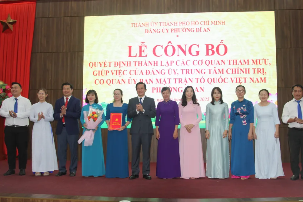 Đảng ủy phường Dĩ An, TPHCM: Tập trung thực hiện tốt việc chỉnh trang đô thị