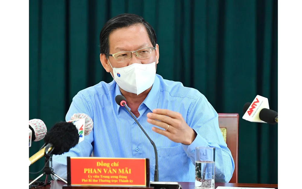 Phó Bí thư Thường trực Thành ủy Phan Văn Mãi: TPHCM cần sự đồng lòng chung sức, chấp hành nghiêm của mỗi người, mỗi nhà ảnh 3