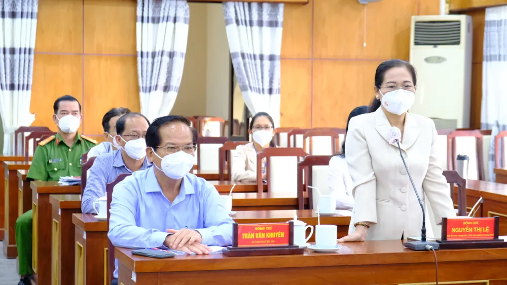 Chủ tịch HĐND TPHCM Nguyễn Thị Lệ: Phải giữ vững pháo đài chống dịch Covid-19 ảnh 1