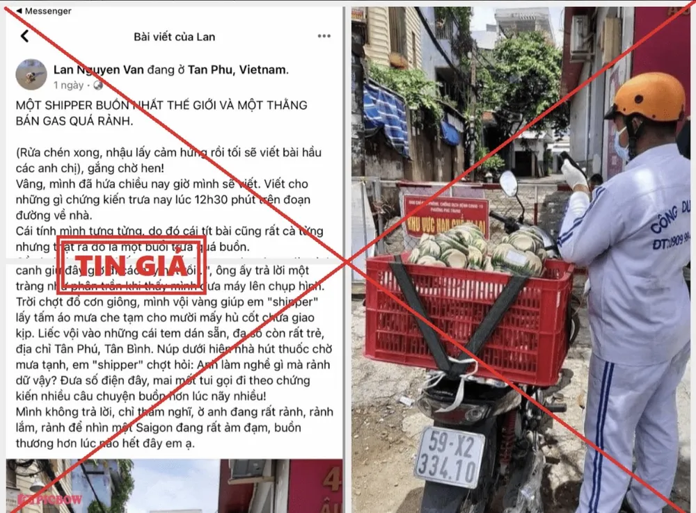 Xử phạt người đăng thông tin bịa đặt "nhân viên mặc đồ bảo hộ chở các hũ tro cốt của người chết do Covid-19" giao cho người thân ảnh 2