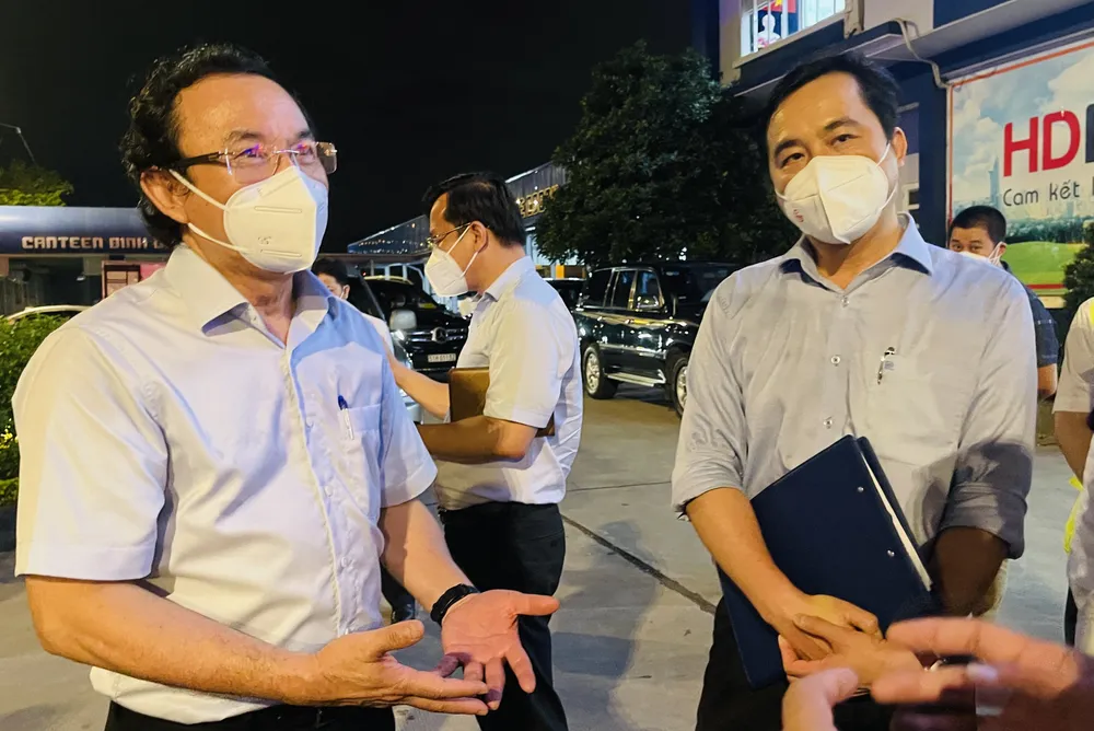 Không để dịch vụ nào “ăn theo” khi mở lại điểm tập kết, trung chuyển hàng hóa tại chợ Bình Điền ảnh 2