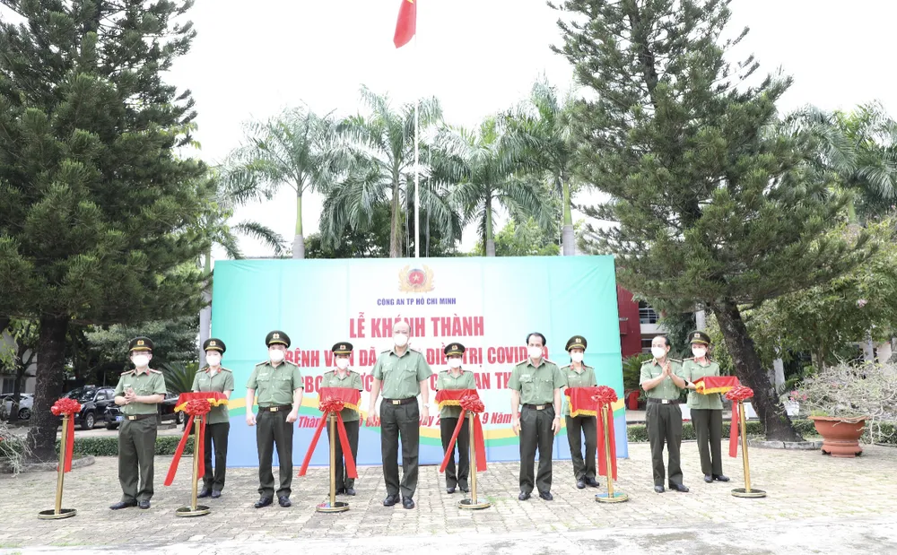 Thành lập Bệnh viện dã chiến Công an TPHCM ảnh 1