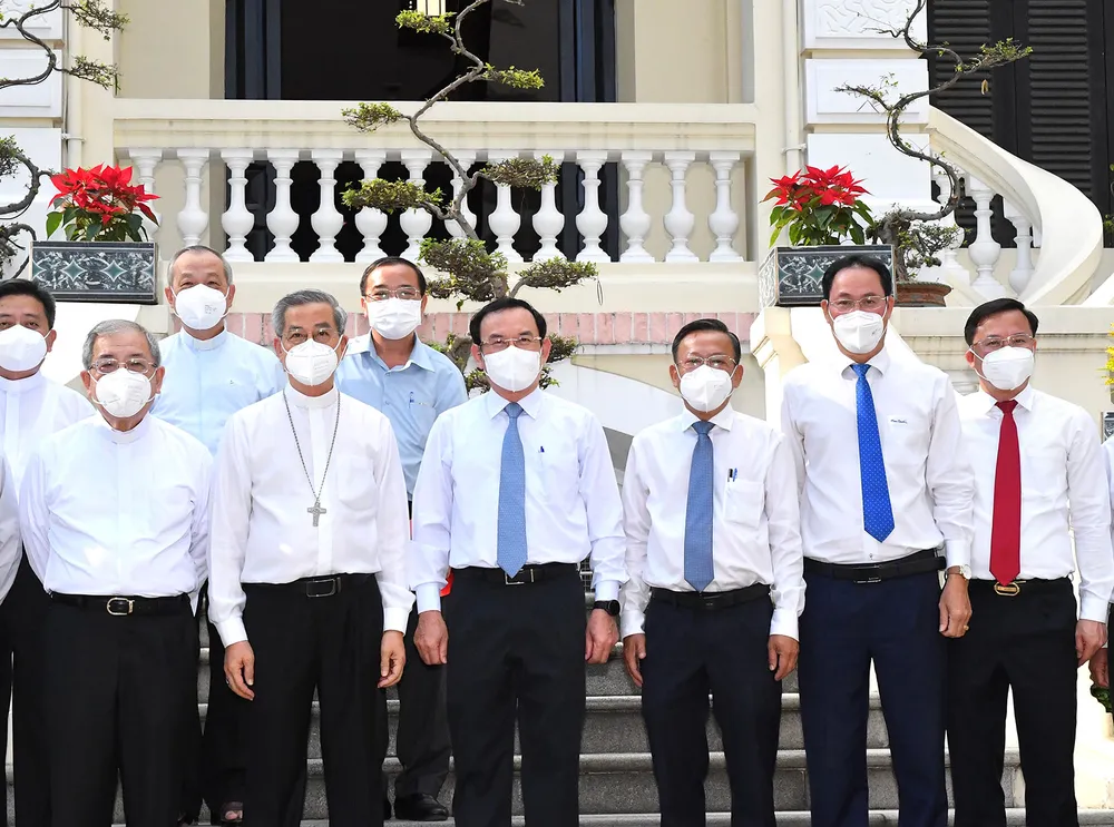 Bí thư Thành ủy TPHCM Nguyễn Văn Nên tri ân đồng bào công giáo ảnh 2