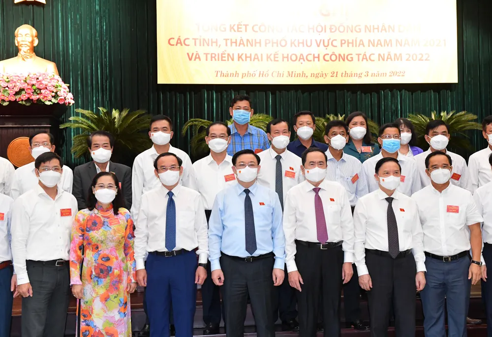 Chủ tịch Quốc hội Vương Đình Huệ: Quan tâm công tác quy hoạch nhân sự HĐND ảnh 1