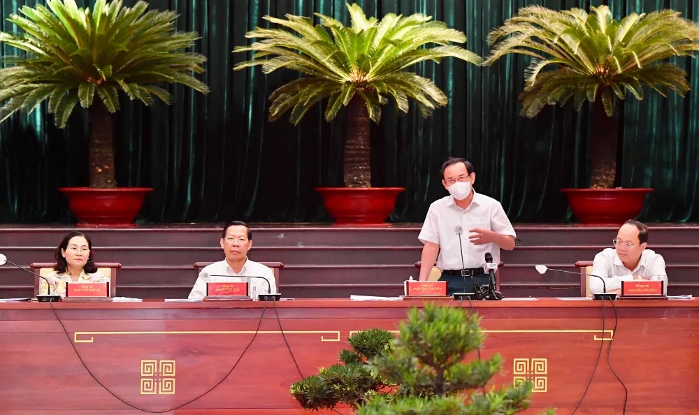 Bí thư Thành ủy TPHCM Nguyễn Văn Nên: Bảo vệ cán bộ dám nghĩ, dám làm, dám chịu trách nhiệm để yên tâm công tác ảnh 3