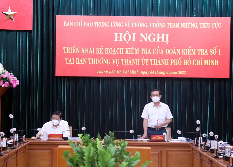 Ban Chỉ đạo Trung ương về phòng, chống tham nhũng, tiêu cực kiểm tra tại TPHCM ảnh 2
