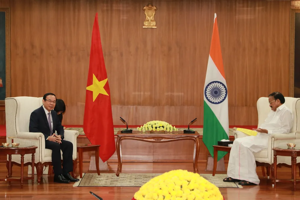 Bí thư Thành ủy TPHCM Nguyễn Văn Nên gặp Phó Tổng thống Cộng hòa Ấn Độ ảnh 2