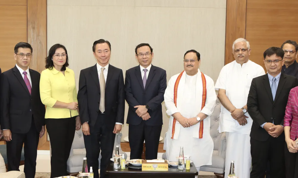 Chủ tịch Đảng Nhân dân Ấn Độ tiếp đoàn đại biểu cấp cao TPHCM  ảnh 2