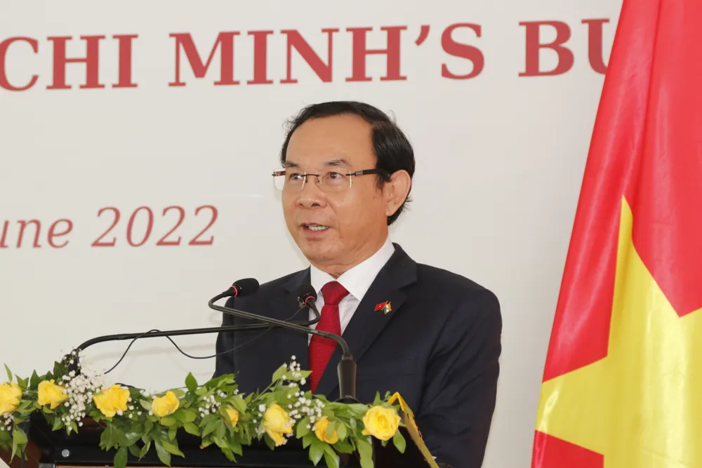 Bí thư Thành ủy TPHCM Nguyễn Văn Nên dự lễ khánh thành tượng Bác Hồ tại Thủ đô New Delhi ảnh 3