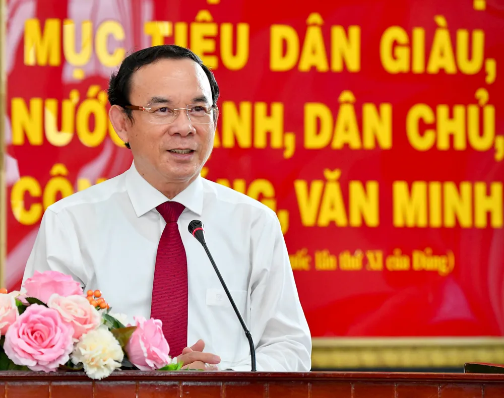 Bí thư Thành ủy TPHCM Nguyễn Văn Nên: TP Thủ Đức xử lý rốt ráo các vấn đề còn tồn đọng ảnh 2