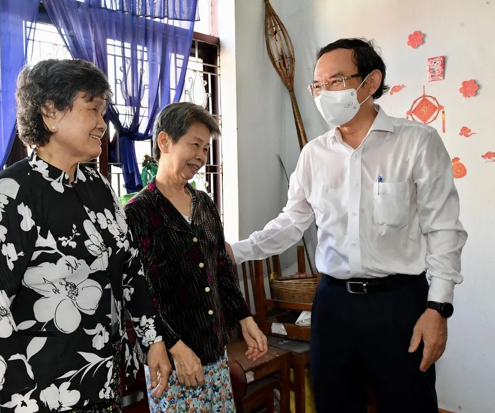 Lãnh đạo Đảng, Nhà nước thăm Trung tâm Dưỡng lão Thị Nghè ảnh 5