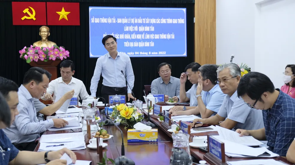 Tháo gỡ vướng mắc các dự án giao thông ở quận Bình Tân ảnh 2