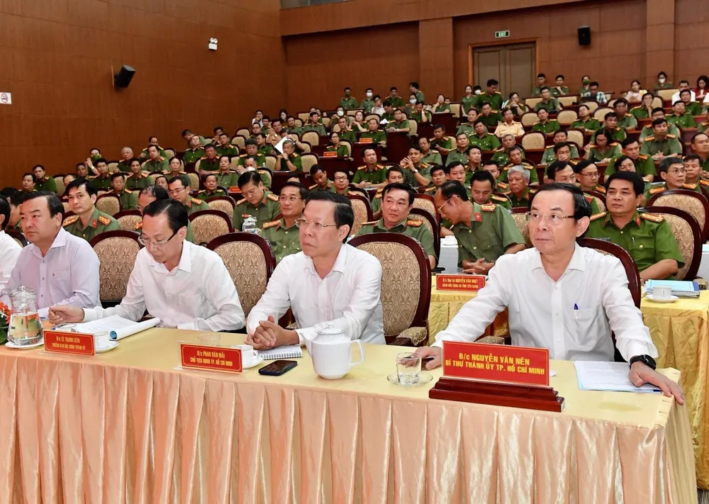 Công an 7 tỉnh, thành phố phía Nam bàn giải pháp phối hợp kéo giảm tội phạm giáp ranh ảnh 1