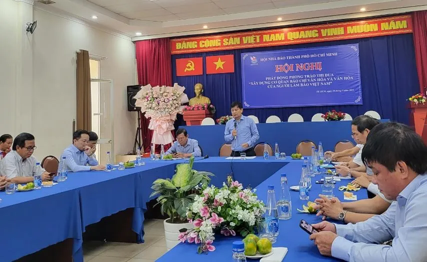 Phát động thi đua xây dựng môi trường văn hóa trong các cơ quan báo chí ảnh 1