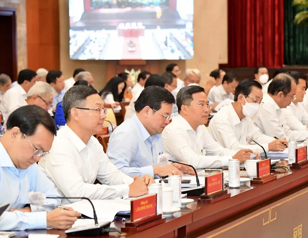 Bí thư Thành ủy TPHCM Nguyễn Văn Nên: Tìm giải pháp cho các vụ việc vướng mắc, khó khăn tồn đọng chưa xử lý  ảnh 5