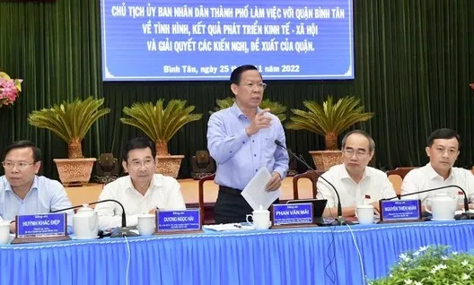 Chủ tịch UBND TPHCM Phan Văn Mãi: Sẽ có ban chỉ đạo giải quyết dự án treo ảnh 1