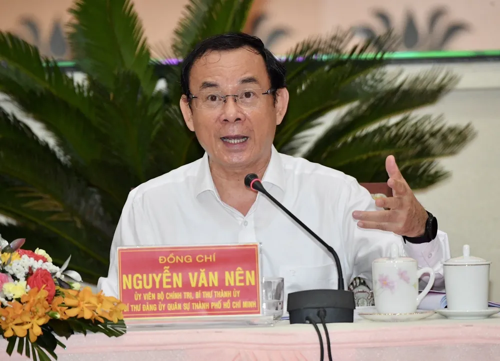 Bí thư Thành ủy TPHCM Nguyễn Văn Nên: Quan tâm chăm lo, hỗ trợ công nhân mất việc ảnh 2