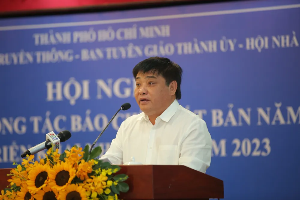 Tổng Biên tập Báo Tuổi Trẻ Lê Thế Chữ. Ảnh: DŨNG PHƯƠNG Tổng Biên tập Báo Tuổi Trẻ Lê Thế Chữ. Ảnh: DŨNG PHƯƠNG