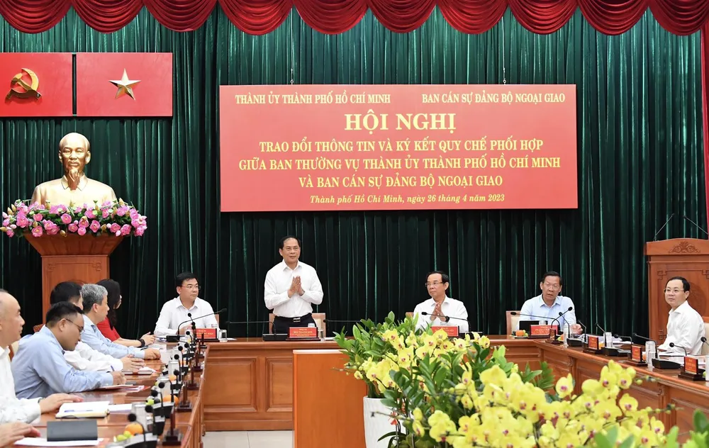 Bộ trưởng Bộ Ngoại giao Bùi Thanh Sơn. Ảnh: VIỆT DŨNG