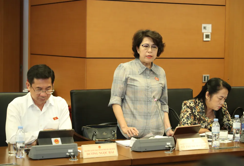 Đại biểu Quốc hội Tô Thị Bích Châu. Ảnh: QUANG PHÚC
