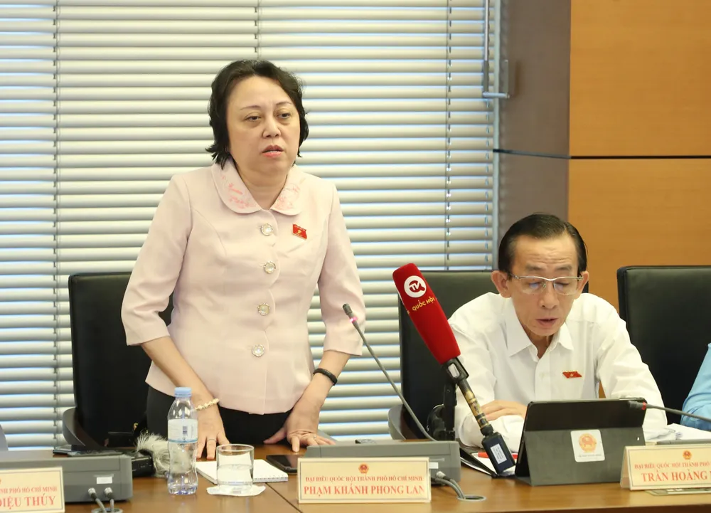 Đại biểu Phạm Khánh Phong Lan. Ảnh: QUANG PHÚC Đại biểu Phạm Khánh Phong Lan. Ảnh: QUANG PHÚC