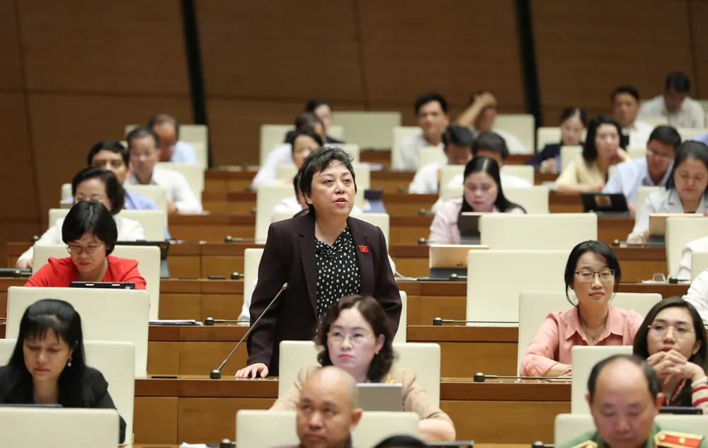 Đại biểu Phạm Khánh Phong Lan. Ảnh: QUANG PHÚC