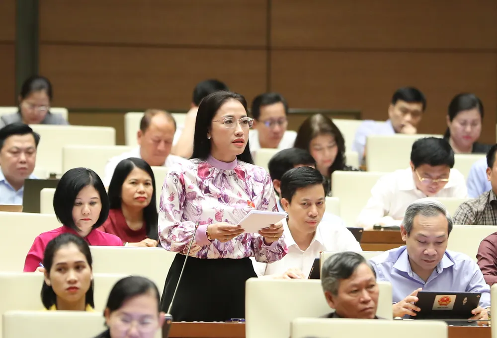 ĐB Trần Khánh Thu. Ảnh: QUANG PHÚC