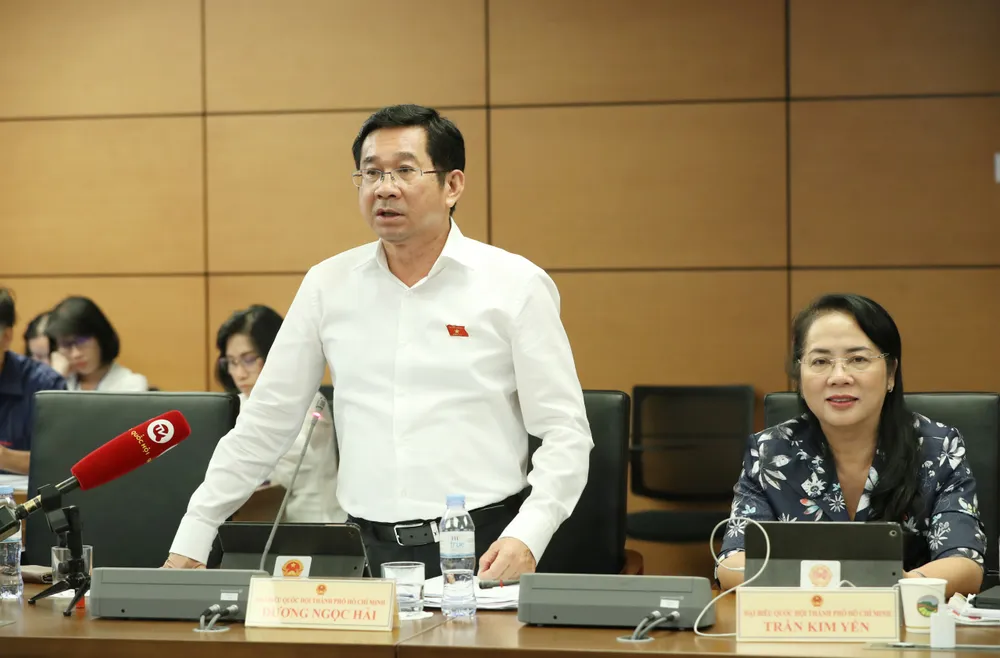 Đại biểu Quốc hội Dương Ngọc Hải. Ảnh: QUANG PHÚC