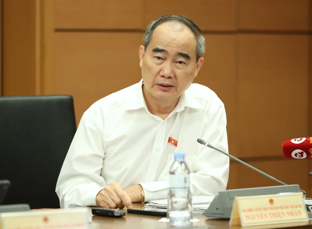 Đại biểu Quốc hội Nguyễn Thiện Nhân. Ảnh: QUANG PHÚC