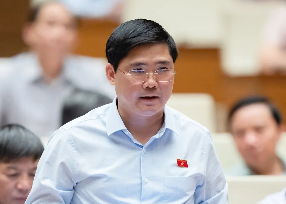 ĐB Nguyễn Tuấn Anh (Long An). Ảnh: QUANG PHÚC