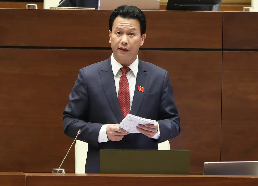 Bộ trưởng Bộ TN-MT Đặng Quốc Khánh. Ảnh: QUANG PHÚC